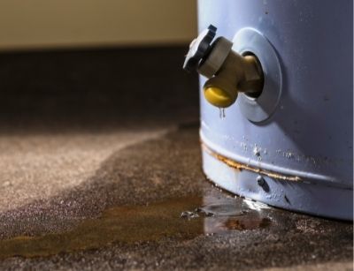 Leaking water heater