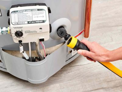 what is done during water heater maintenance