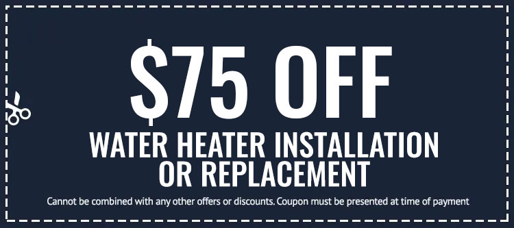 Discount on Water Heater Installation or Replacement
