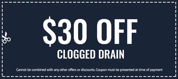 Discount on Clogged Drains